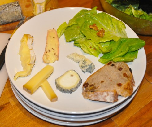 The fourth course of our decadent dinner