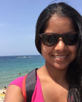 A happy Swindian after completing her PADI Open Water course